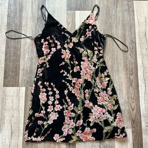 Honey Belle Black Floral Dress